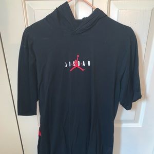 Shirt sleeve, hooded, Jordan shirt